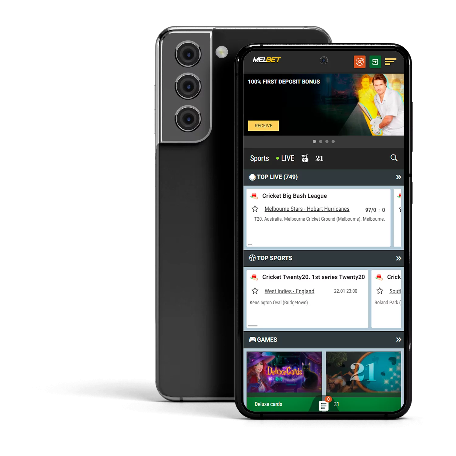 Use Melbet app for casino games and sports betting in Bangladesh.