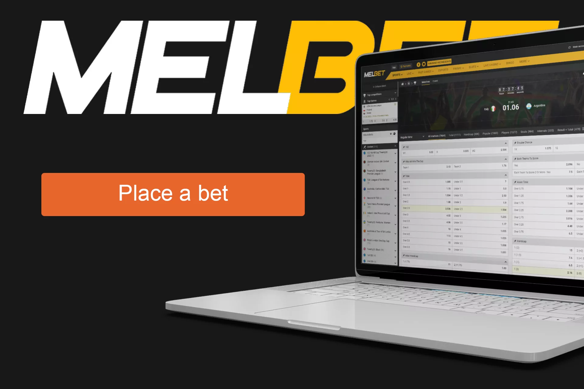 On Melbet you can place multiple bets with the combo option.