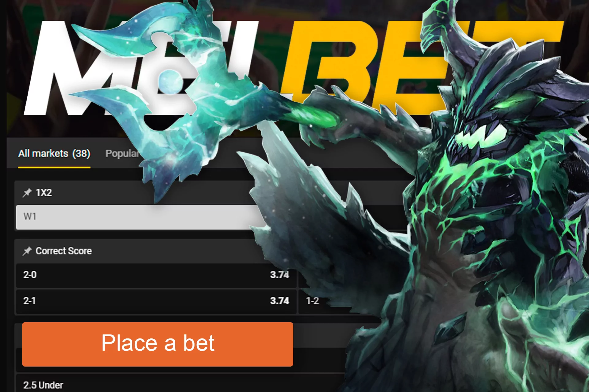 On Melbet you will find the popular League of Legends tournaments to bet on.