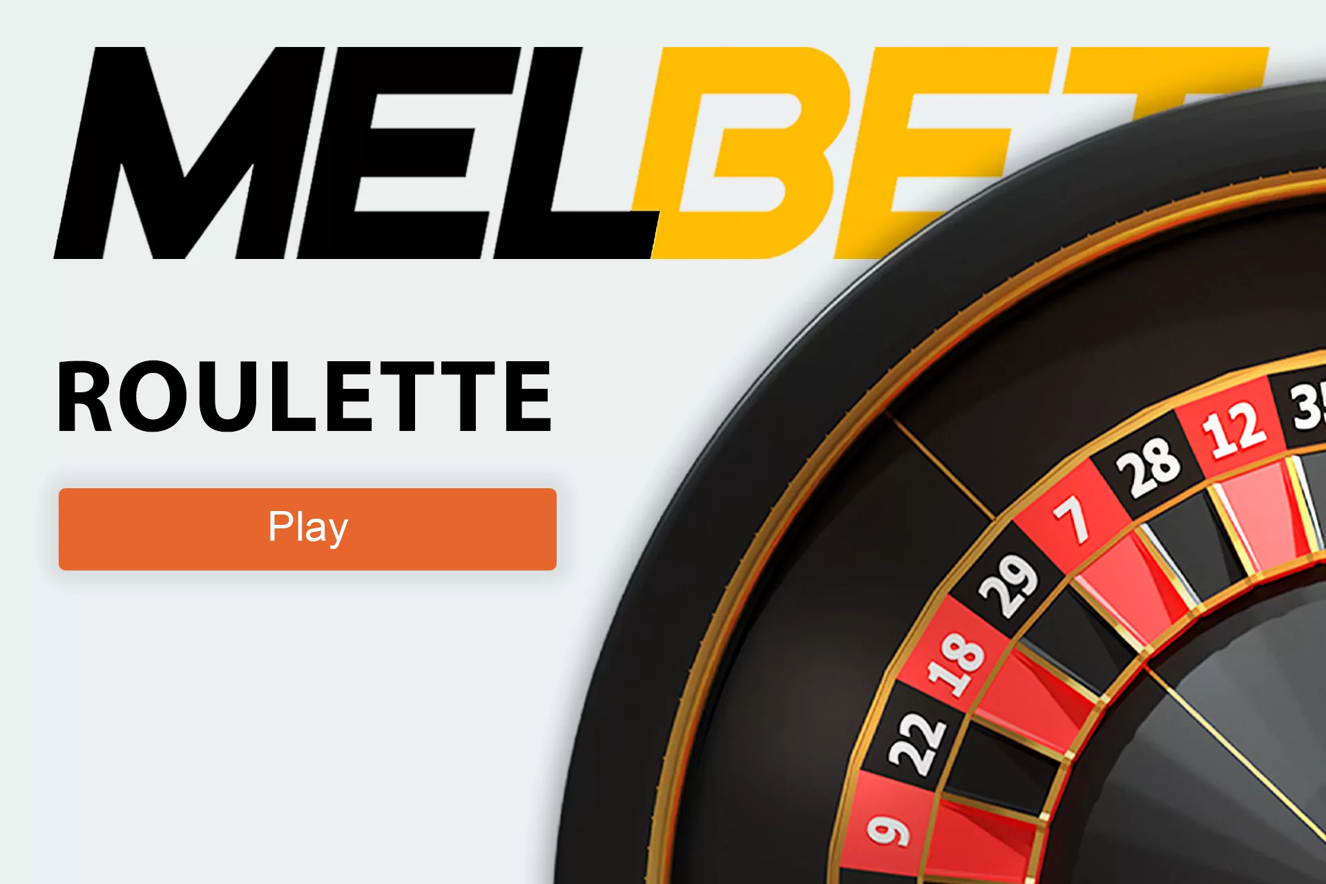 Play online roulette games at Melbet casino.