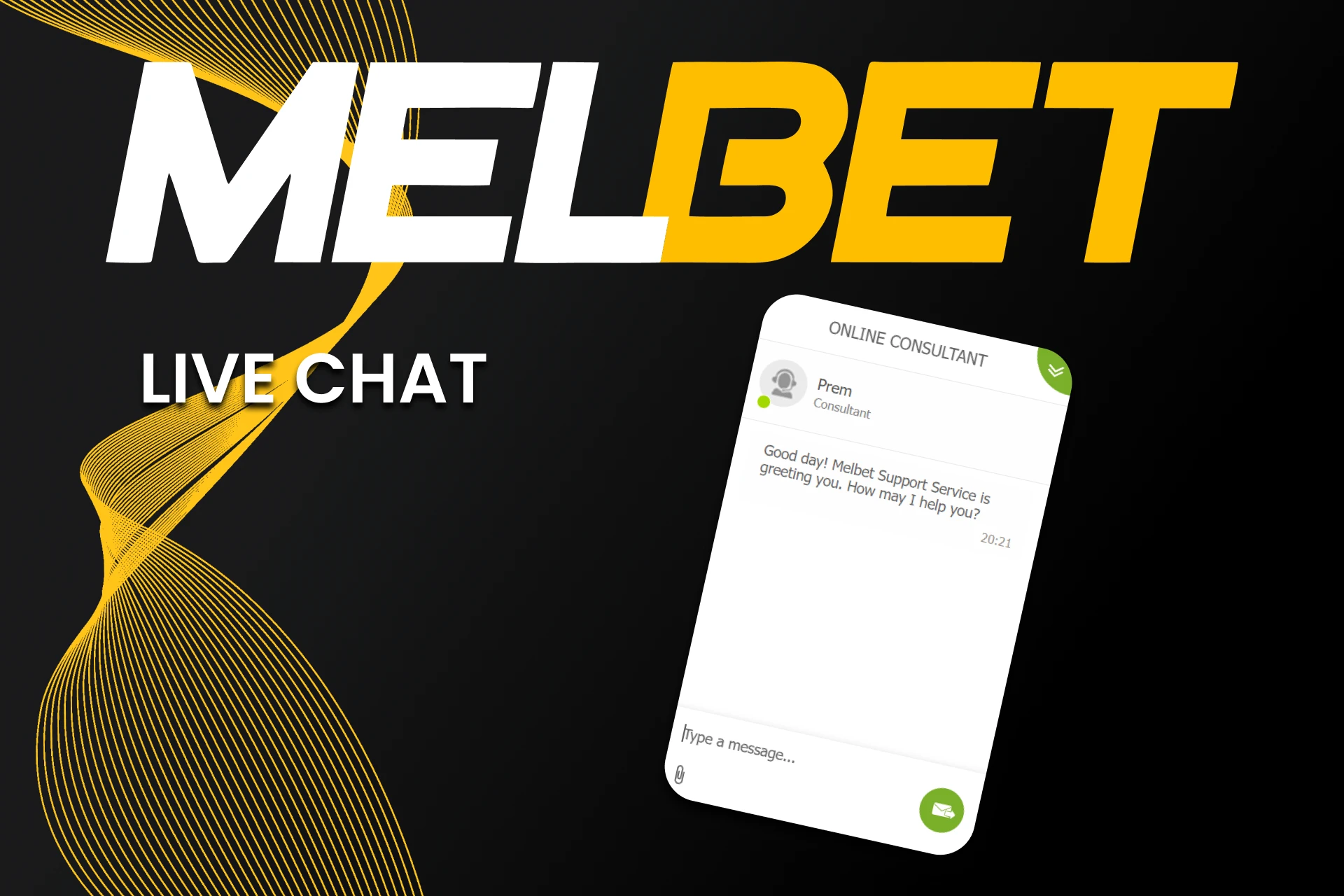 If you have any questions, you can contact the Melbet team via live chat.